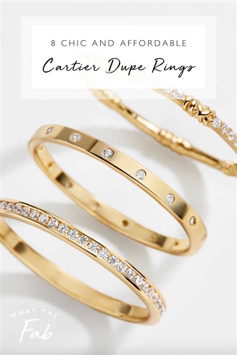 cartier ring dupes on amazon|cartier love ring dupe price.